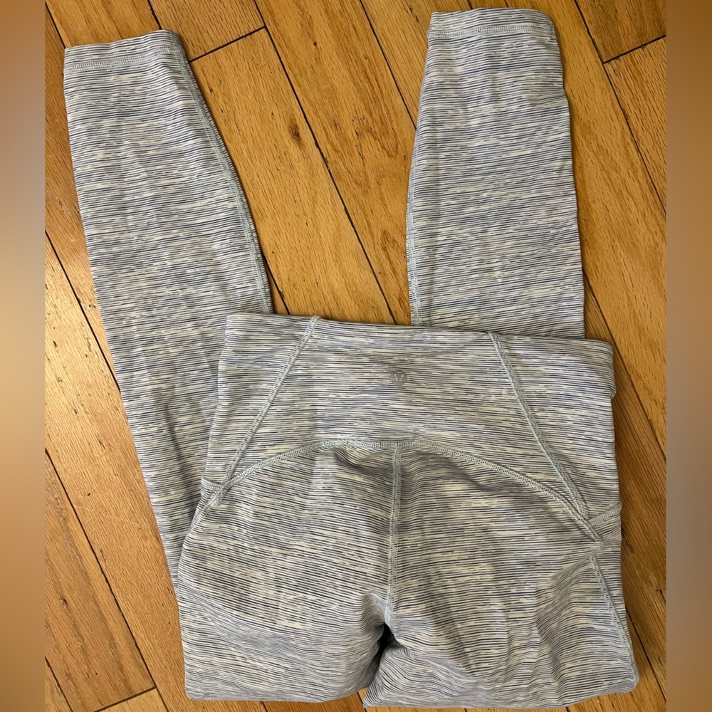 Lululemon Train Times Pant 25 Inch Wee Are From Space Blue Size 6 - Picture 4 of 7